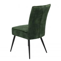 Loftscape Salle à manger Toga (5 éléments) - Microfibre / Acacia massif - Vert foncé -Luxe Intérieur Magasin 1000343887 220407 044 DETAILS P000000001000343887