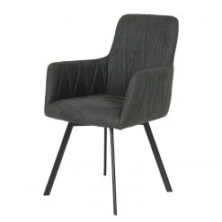 Loftscape Salle à manger Vagos (5 éléments) - (Extensible) Anthracite / Imitation chêne artisan -Luxe Intérieur Magasin 1000343889 220407 040 DETAILS P000000001000343889