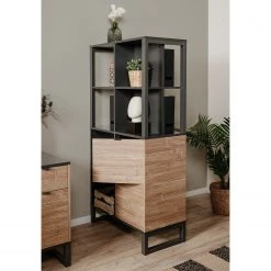 Loftscape Étagère Mid West - Imitation bambou / Anthracite -Luxe Intérieur Magasin 1000344589 220407 021 MOOD DETAILS P000000001000344589 mood