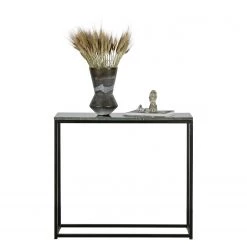 Red Living Console Wida - Marbre / Métal - Marbre Noir / Noir -Luxe Intérieur Magasin 1000345805 220428 040 DETAILS P000000001000345805