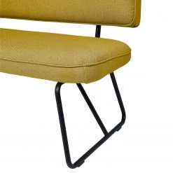 Tom Tailor Banc Tube III - Chenille / Métal - Jaune curry -Luxe Intérieur Magasin 1000346933 220511 040 DETAILS P000000001000346933
