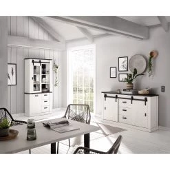 Ridgevalley Vaisselier Shutter I - Imitation pin blanc -Luxe Intérieur Magasin 1000348681 220505 024 MOOD DETAILS P000000001000348681 mood