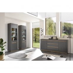 Loftscape Buffet Accra - Anthracite / Imitation chêne -Luxe Intérieur Magasin 1000348819 220506 022 MOOD DETAILS P000000001000348819 mood