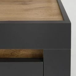 Loftscape Buffet haut Accra - Anthracite / Imitation chêne -Luxe Intérieur Magasin 1000348821 220506 032 DETAILS P000000001000348821