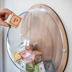 Koziol Étagère murale Orion II - Noyer massif - Noyer / Noyer clair - Diamètre : 34 cm -Luxe Intérieur Magasin 1000351813 220510 021 MOOD DETAILS P000000001000351813 mood