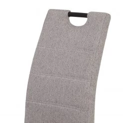 Loftscape Chaise cantilever La Paz III - Tissu / Métal - Noir - Gris - Lot de 4 -Luxe Intérieur Magasin 1000352411 220610 080 DETAILS P000000001000352411