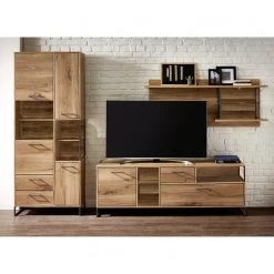 Red Living Étagère murale Sligo - Imitation chêne rustique argenté / Graphite -Luxe Intérieur Magasin 1000353512 220530 020 MOOD DETAILS P000000001000353512 mood