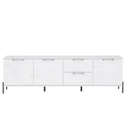 Loftscape Buffet Ozora III - Blanc brillant / Blanc mat -Luxe Intérieur Magasin 1000356706 220603 030 DETAILS P000000001000356706