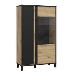 Red Living Buffet haut Vallegrande - Imitation chêne Artisan