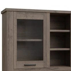 Loftscape Vitrine Temuco - Imitation chêne foncé -Luxe Intérieur Magasin 1000358006 220616 050 DETAILS P000000001000358006