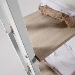 Norrwood Étagère Kalahari - Acier - Imitation chêne / Blanc -Luxe Intérieur Magasin 1000363962 220714 046 DETAILS P000000001000363962