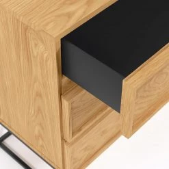 Red Living Commode Tabora I - Placage en bois véritable - Chêne -Luxe Intérieur Magasin 1000363970 220714 040 DETAILS P000000001000363970