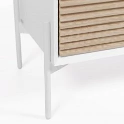 Norrwood Buffet haut Maredale - Partiellement en frêne massif - Frêne / Blanc -Luxe Intérieur Magasin 1000363992 220714 040 DETAILS P000000001000363992