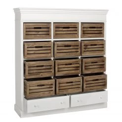 Butlers Étagère CAMPAGNE - Plaqué paulownia - Blanc -Luxe Intérieur Magasin 1000365698 220728 030 DETAILS P000000001000365698