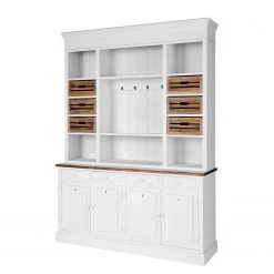 Butlers Buffet CAMPAGNE - Plaqué paulownia - Blanc