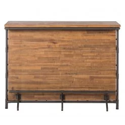 Ars manufacti Bar Atelier - Acacia partiellement massif / Métal - Acacia / Anthracite -Luxe Intérieur Magasin bar atelier akazie teilmassiv 1832718