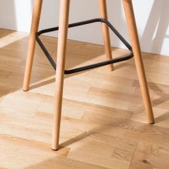 Mørteens Chaises de bar Panola (lot de 2) - Basalte -Luxe Intérieur Magasin barstuhl panola 2er set webstoff buche massiv kirschrot 4787452