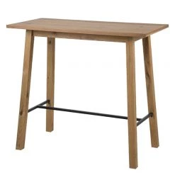 Ars Natura Table haute Mesa - Chêne sauvage / Noir