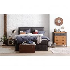 Ars manufacti Commode Manchester II - Acacia massif / Métal -Luxe Intérieur Magasin beistelltisch manchester akazie massiv metall 4756832