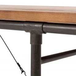 Ars manufacti Table à  manger Atelier - Acacia massif / Métal - Acacia / Anthracite -Luxe Intérieur Magasin esstisch atelier akazie teilmassiv lava 1968078