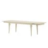 Maison Belfort Table Azjana - Beige clair - Avec rallonge des deux côtés