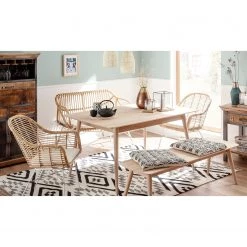 Mørteens Table de salle à manger Finsby I - 180 x 90 cm -Luxe Intérieur Magasin esstisch finsby i buche massiv 140 x 90 cm 4763048