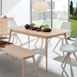 Mørteens Table de salle à manger Finsby I - 180 x 90 cm -Luxe Intérieur Magasin esstisch finsby i buche massiv 180 x 90 cm 3681349
