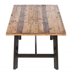 Ars manufacti Table Tamati I - 180 x 100 cm -Luxe Intérieur Magasin esstisch tamati i altholz pinie metall pinie dunkel schwarz 180 x 100 cm 4920772