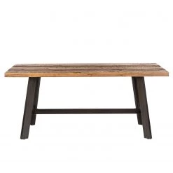 Ars manufacti Table Tamati I - 180 x 100 cm -Luxe Intérieur Magasin esstisch tamati i altholz pinie metall pinie dunkel schwarz 180 x 100 cm 4920780