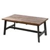 Ars manufacti Table extensible Tamati III - Pin recyclé / Métal - Pin / Gris