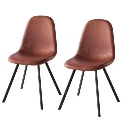 Ars manufacti Chaise capitonnée Kaland II - Lot de 2