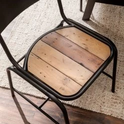 Ars manufacti Chaises Tamati (lot de 2) - Pin massif / acier inoxydable - pin / noir -Luxe Intérieur Magasin esszimmerstuhl tamati 2er set pinie massiv metall 4922744