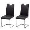 Roomscape Chaise cantilever Pasala - Noir - Lot de 2