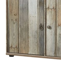 Red Living Armoire Tapara - Marron / Gris -Luxe Intérieur Magasin hochkommode tapara i braun grau 4383772