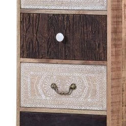 Ars manufacti Commode haute Curenna III - Partiellement en manguier massif - Manguier / Marron -Luxe Intérieur Magasin kommode curenna iv mango teilmassiv 4419496