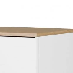 Tenzo Commode Dot II - Partiellement en chêne massif -Luxe Intérieur Magasin kommode dot ii eiche teilmassiv weiss 5007928