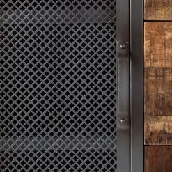 Ars manufacti Buffet Hunter I - Manguier massif / Métal - Manguier / Gris bleu -Luxe Intérieur Magasin kommode hunter i mango massiv metall mango blaugrau 4845696