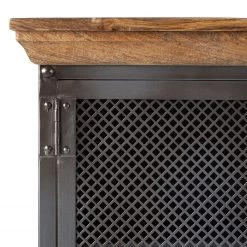 Ars manufacti Buffet Hunter I - Manguier massif / Métal - Manguier / Gris bleu -Luxe Intérieur Magasin kommode hunter i mango massiv metall mango blaugrau 4845700