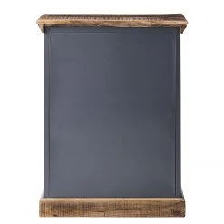 Ars manufacti Buffet Hunter II - Métal / Manguier massif- Manguier / Gris bleu -Luxe Intérieur Magasin kommode hunter ii metall mango massiv mango blaugrau 4414552