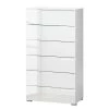 Fredriks Commode Larado III - Blanc brillant / Blanc