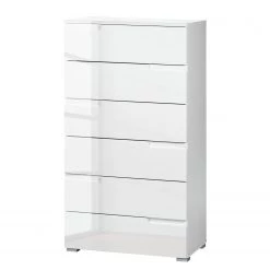Fredriks Commode Larado III - Blanc brillant / Blanc