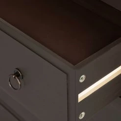 Ridgevalley Commode Straightly III - Marron -Luxe Intérieur Magasin kommode straightly iii kiefer massiv braun 2148586