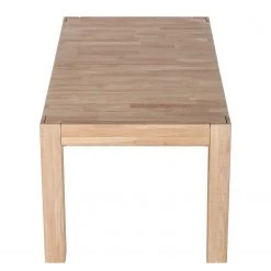 Ars Natura Table KimWOOD II - Avec rallonge - Chêne massif - Chêne blanc huilé -Luxe Intérieur Magasin massiver esstisch kimwood ii mit ausziehfunktion eiche weissoel 3432021