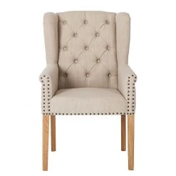 Maison Belfort Chaise Madison - Beige -Luxe Intérieur Magasin ohrensessel madison webstoff beige 311921