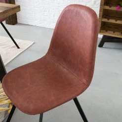 Ars manufacti Chaise capitonnée Kaland II - Lot de 2 -Luxe Intérieur Magasin polsterstuhl kallax ii 2er set kunstleder metall vintage cognac schwarz 4983468