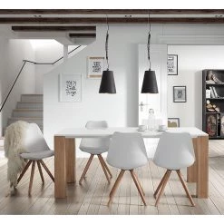 Norrwood Chaises Thirza (lot de 4) - Blanc -Luxe Intérieur Magasin polsterstuhl thirza kunstleder kunststoff weiss 1284454