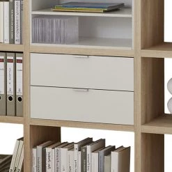 Fredriks Etagère Concept III - Imitation chêne / Blanc -Luxe Intérieur Magasin regal concept iii eiche dekor weiss 1993618