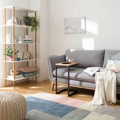 Mørteens Étagère Opalanka - Partiellement en chêne massif - Blanc / Chêne -Luxe Intérieur Magasin regal opalanka eiche teilmassiv weiss eiche 4791556
