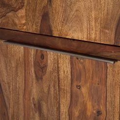 Ars Natura Étagère à portes coulissantes Trangle - Sheesham massif -Luxe Intérieur Magasin schiebetuerenregal trangle sheesham massiv 702722