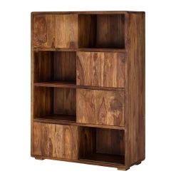 Ars Natura Étagère à portes coulissantes Trangle - Sheesham massif -Luxe Intérieur Magasin schiebetuerenregal trangle sheesham massiv 702734